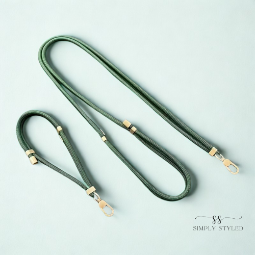 Dark Green Adjustable Crossbody Phone Lanyard  – Simply Styled