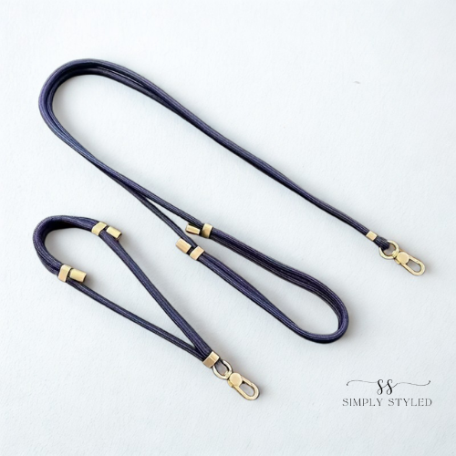 Navy Adjustable Crossbody Phone Lanyard  – Simply Styled