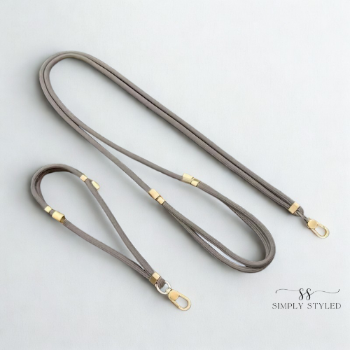 Grey Adjustable Crossbody Phone Lanyard  – Simply Styled