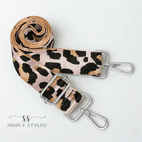 Pink Leopard Print Adjustable Bag Strap – Simply Styled